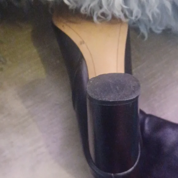 INC "TYLIEE" Black REAL Leather Over The Knee Boots sz.9 - Picture 5 of 6